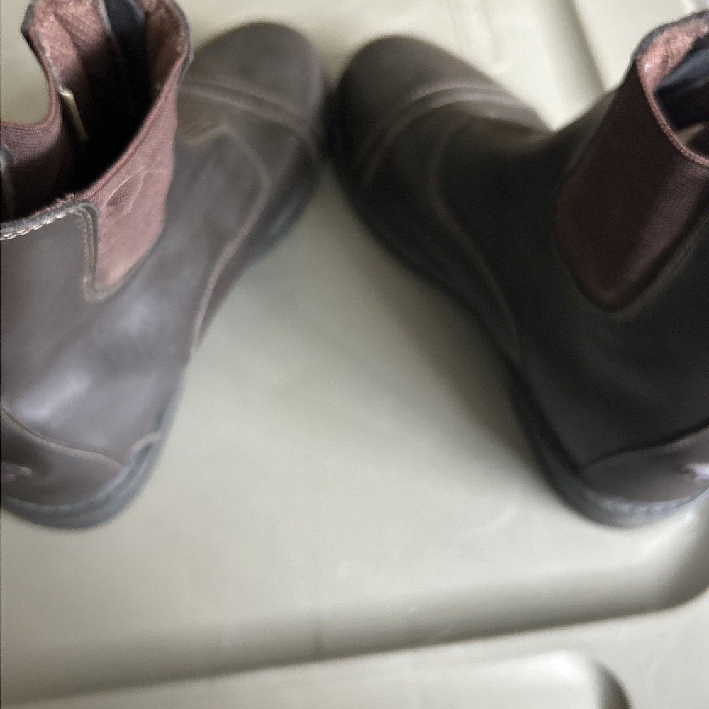 TuffRider Girls Brown Starter Front Zip Paddock Riding Equestrian Boots Sz 5 - Picture 3 of 16